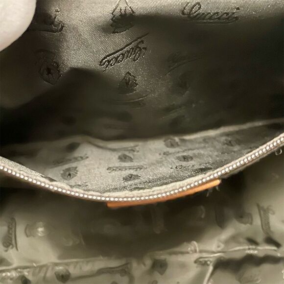 Gucci Pink Crystal Monogram Duchessa Canvas/Leather Bag - Picture 15 of 16